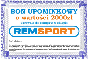Bon upominkowy 2000zł REMSPORT